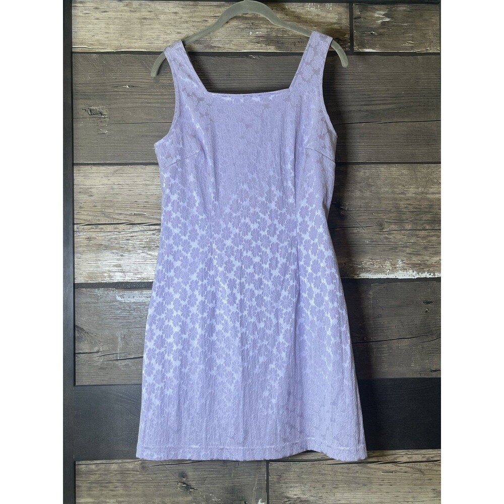 Un Deux Trois Purple Floral Lace Mini Cocktail Dress Juniors Medium Y2K Clubwear